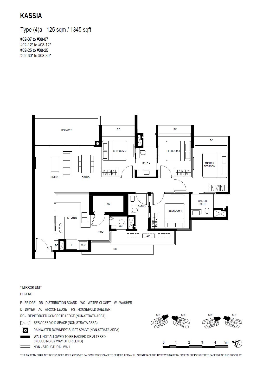 (4)a floor plan