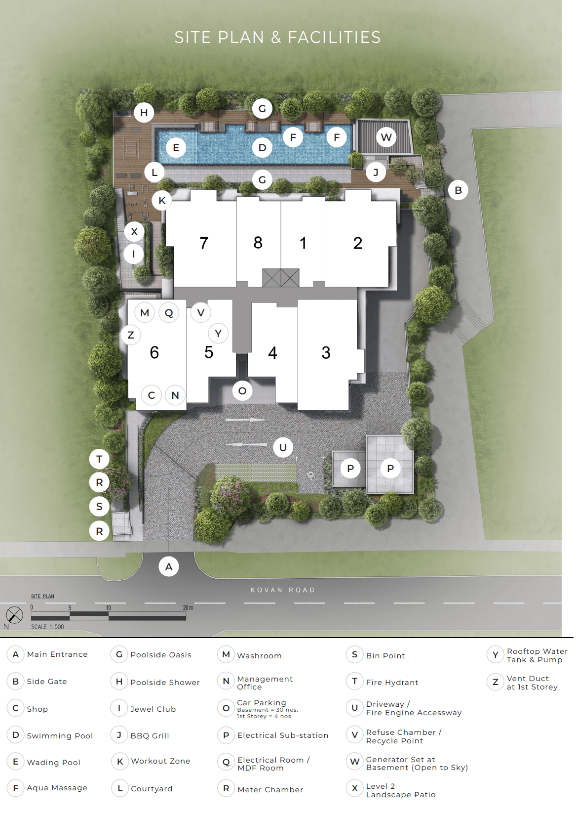 Kovan Jewel site plan 2