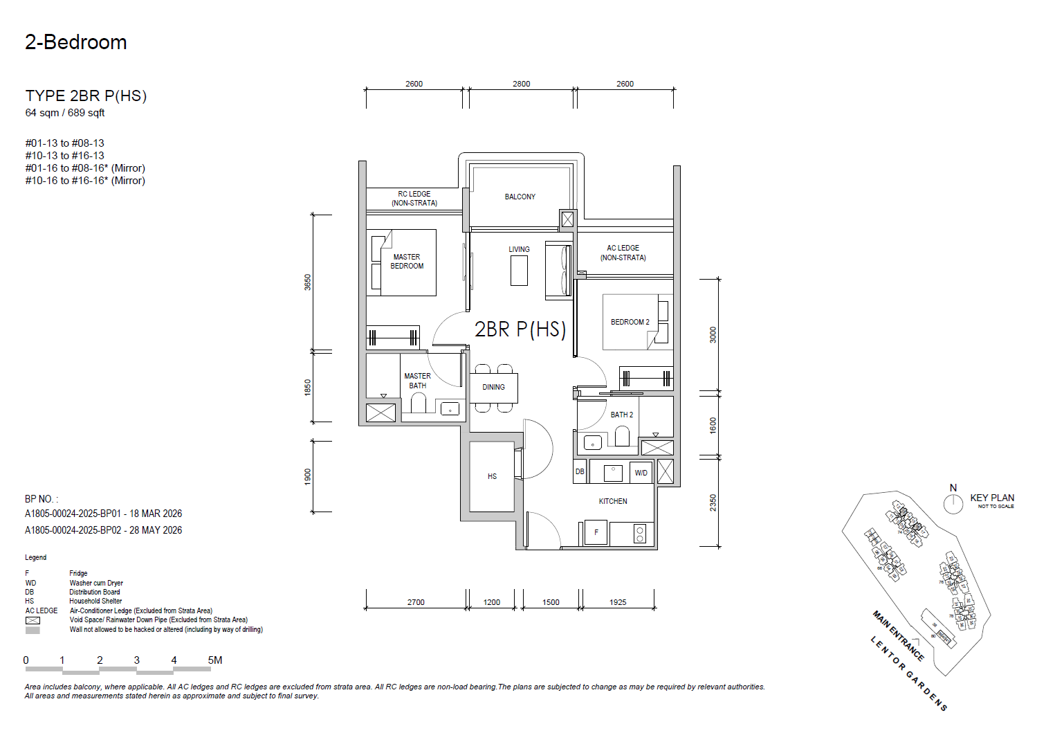 2BRPHS floor plan