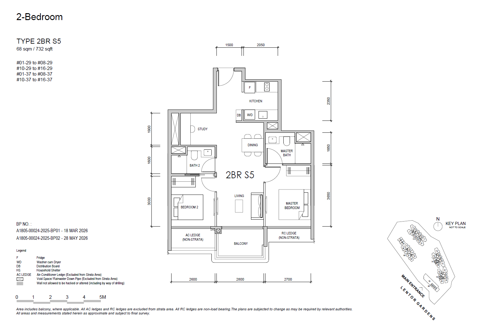 2BRS5 floor plan