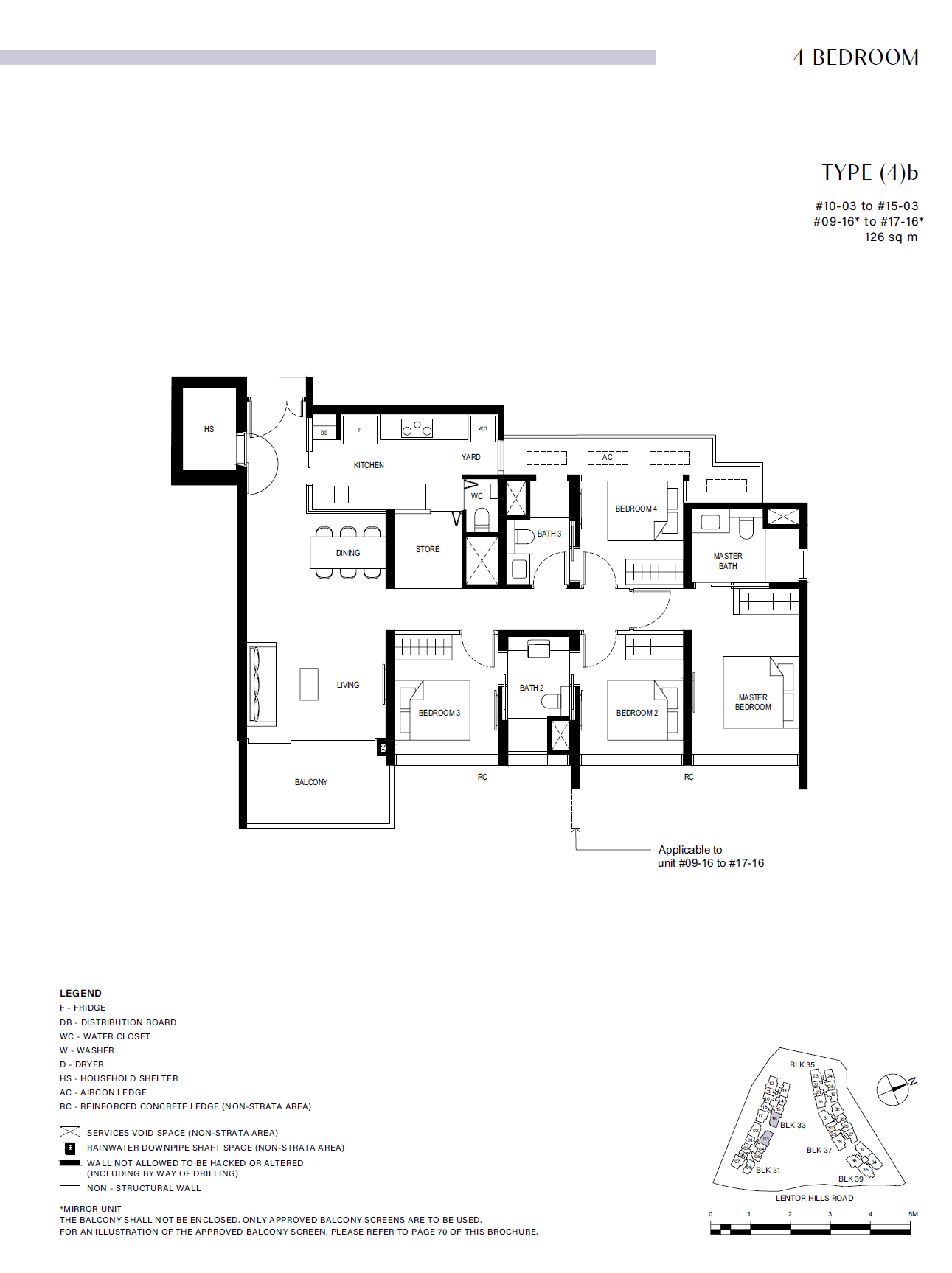 (4)b floor plan
