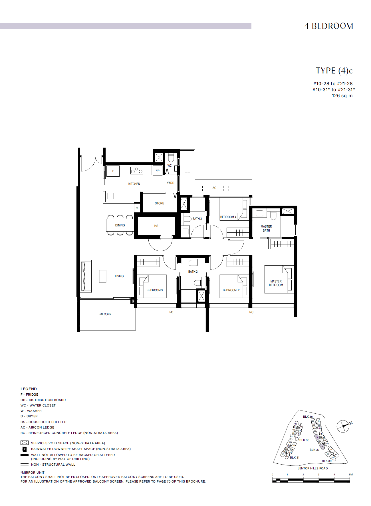(4)c floor plan