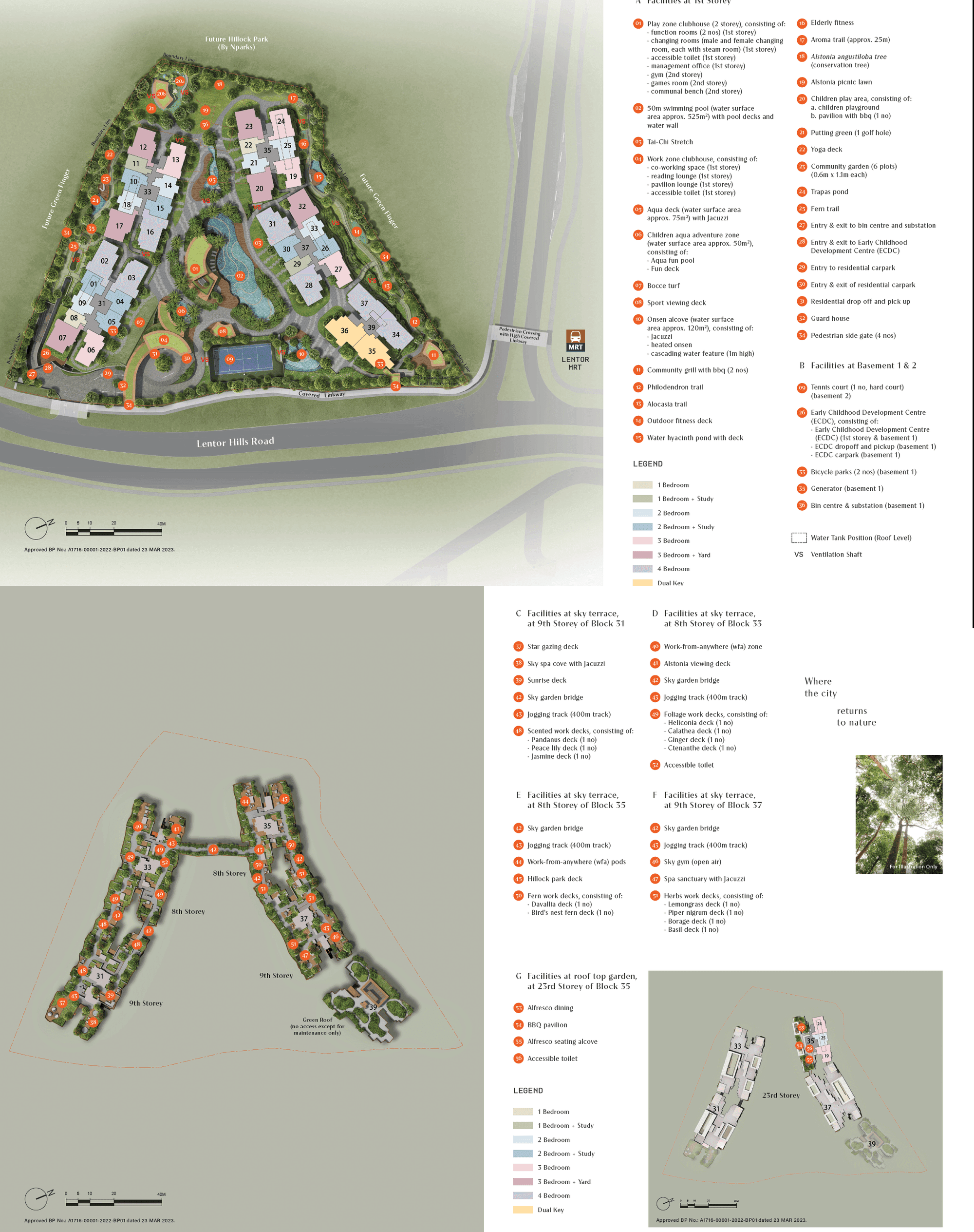 Lentor Hills Residences site plan 2