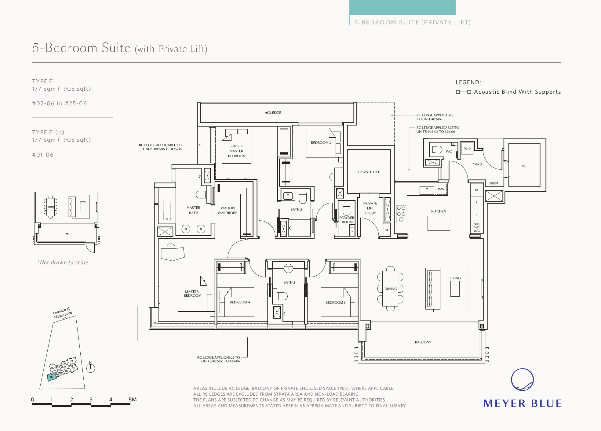 E1 floor plan