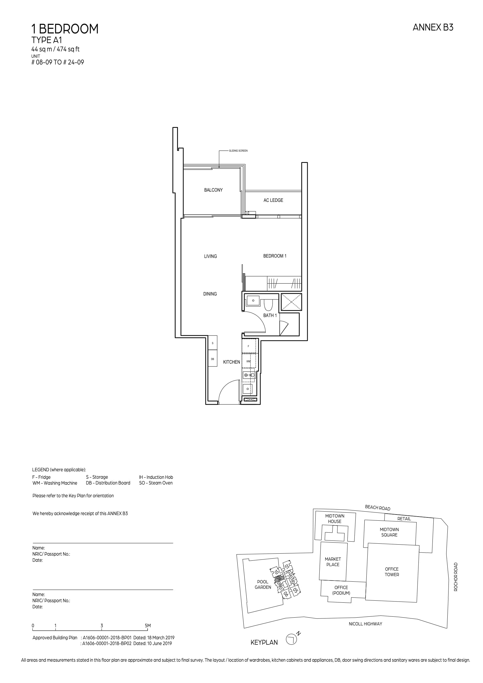 A1 floor plan