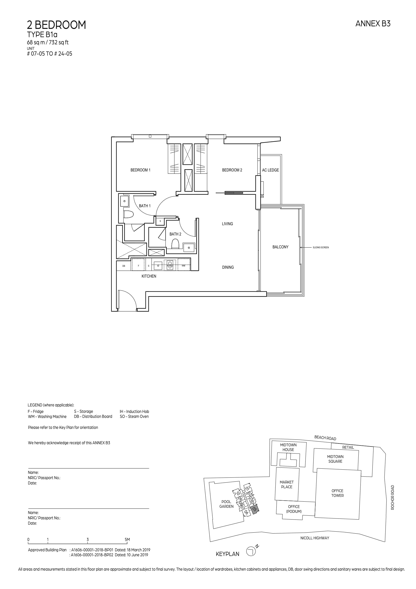 B1a floor plan