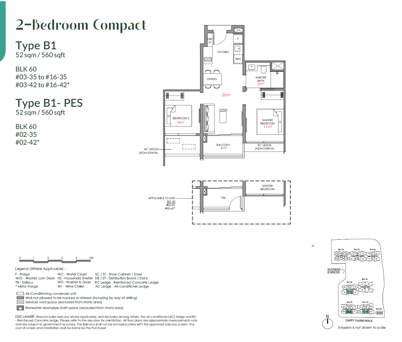 B1PES floor plan