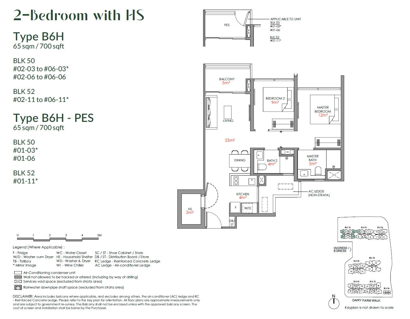 B6HPES floor plan