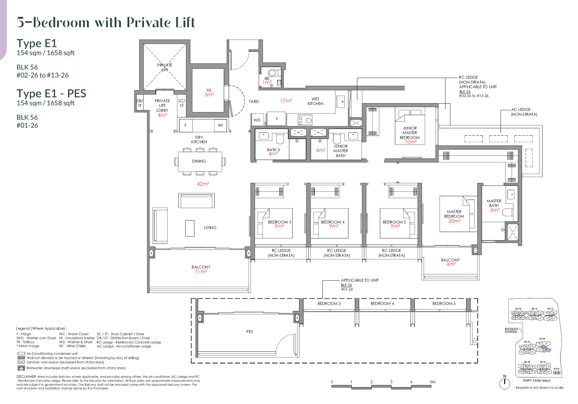E1PES floor plan