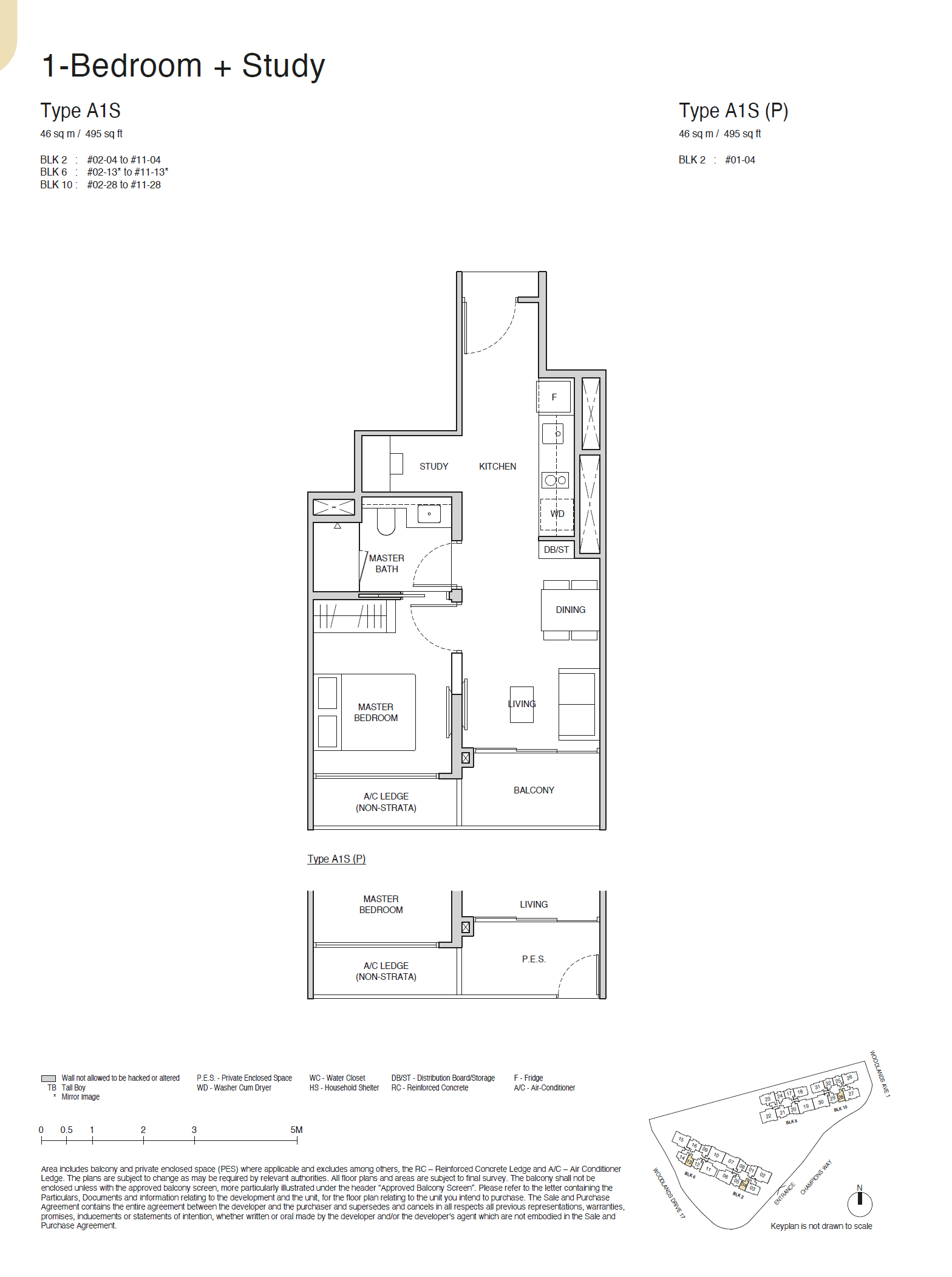 A1S floor plan