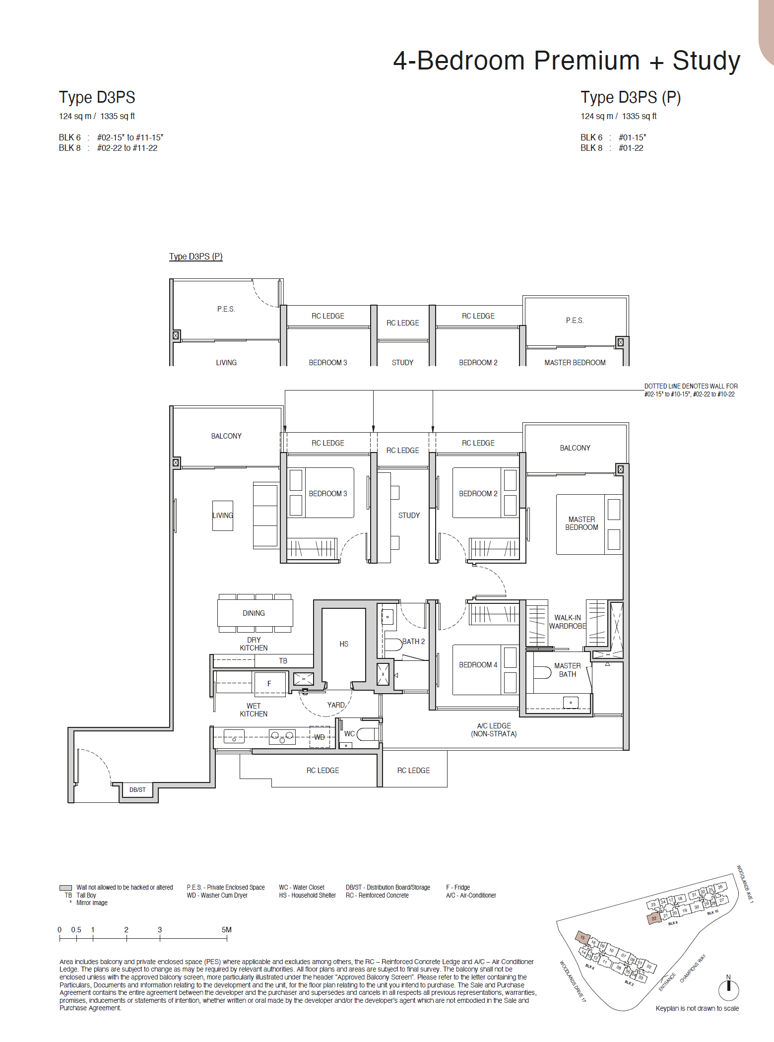 D3PS floor plan