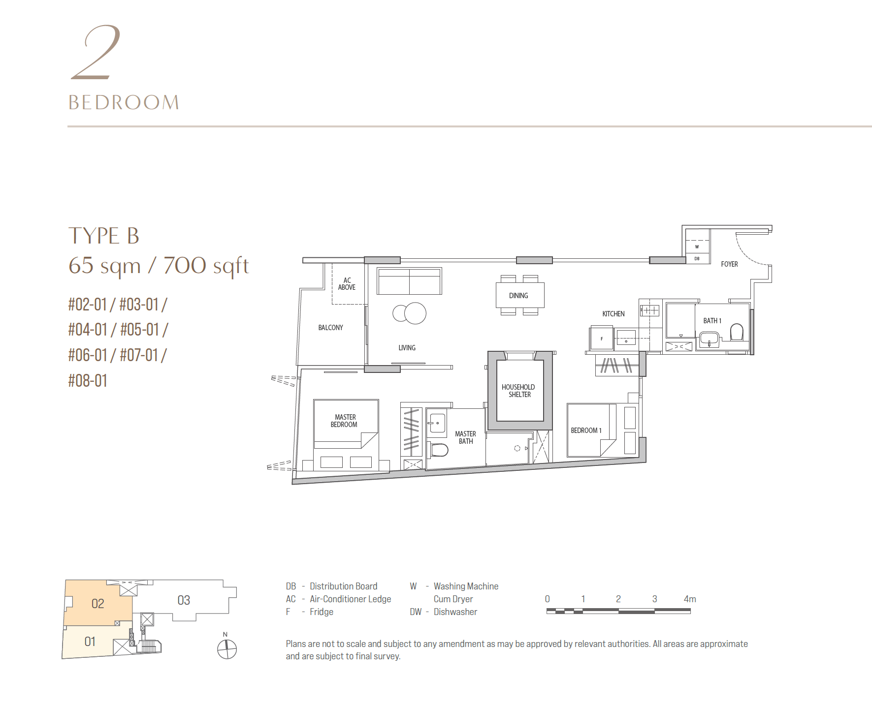 B floor plan