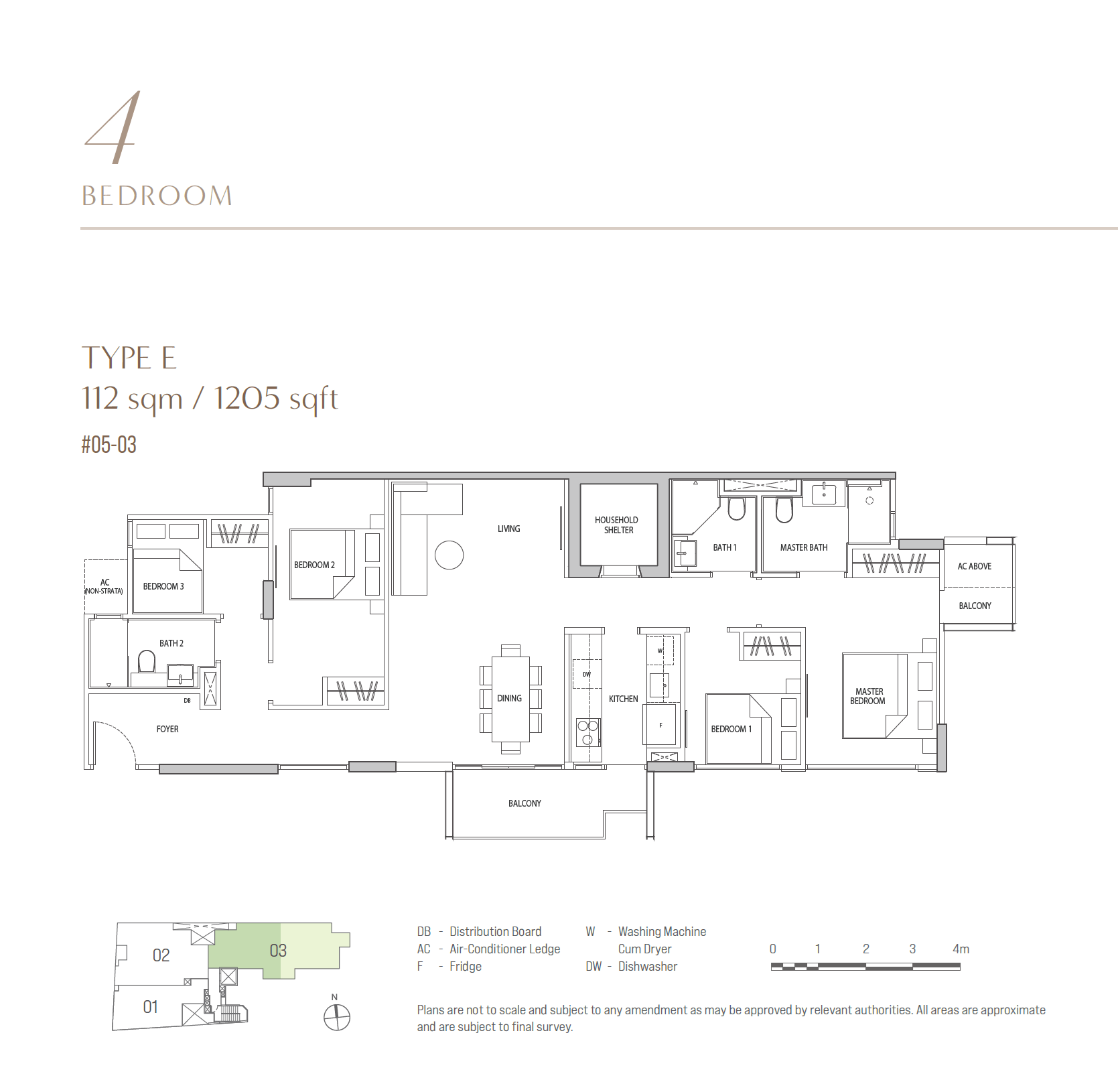 E floor plan
