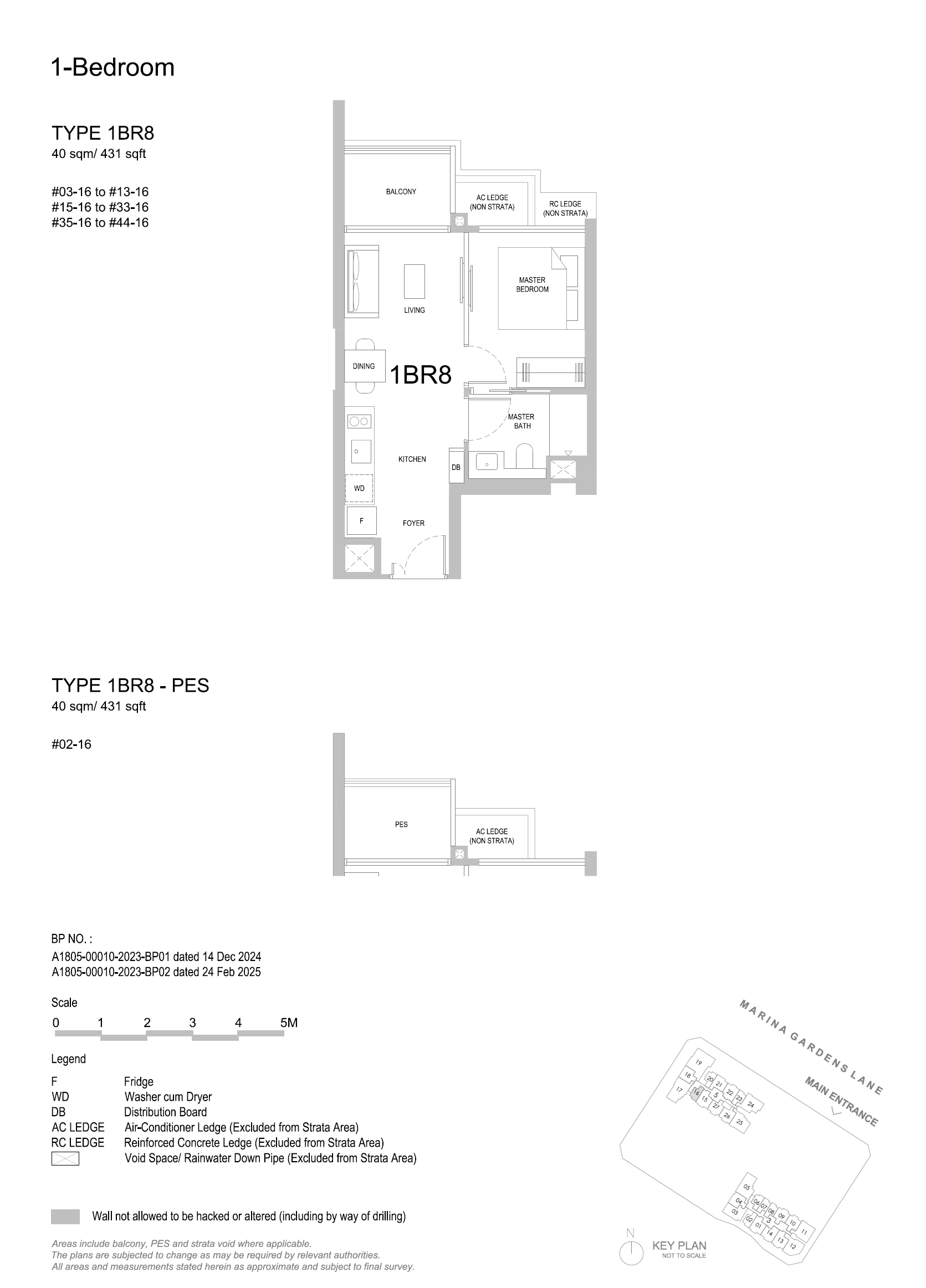 1BR8 floor plan