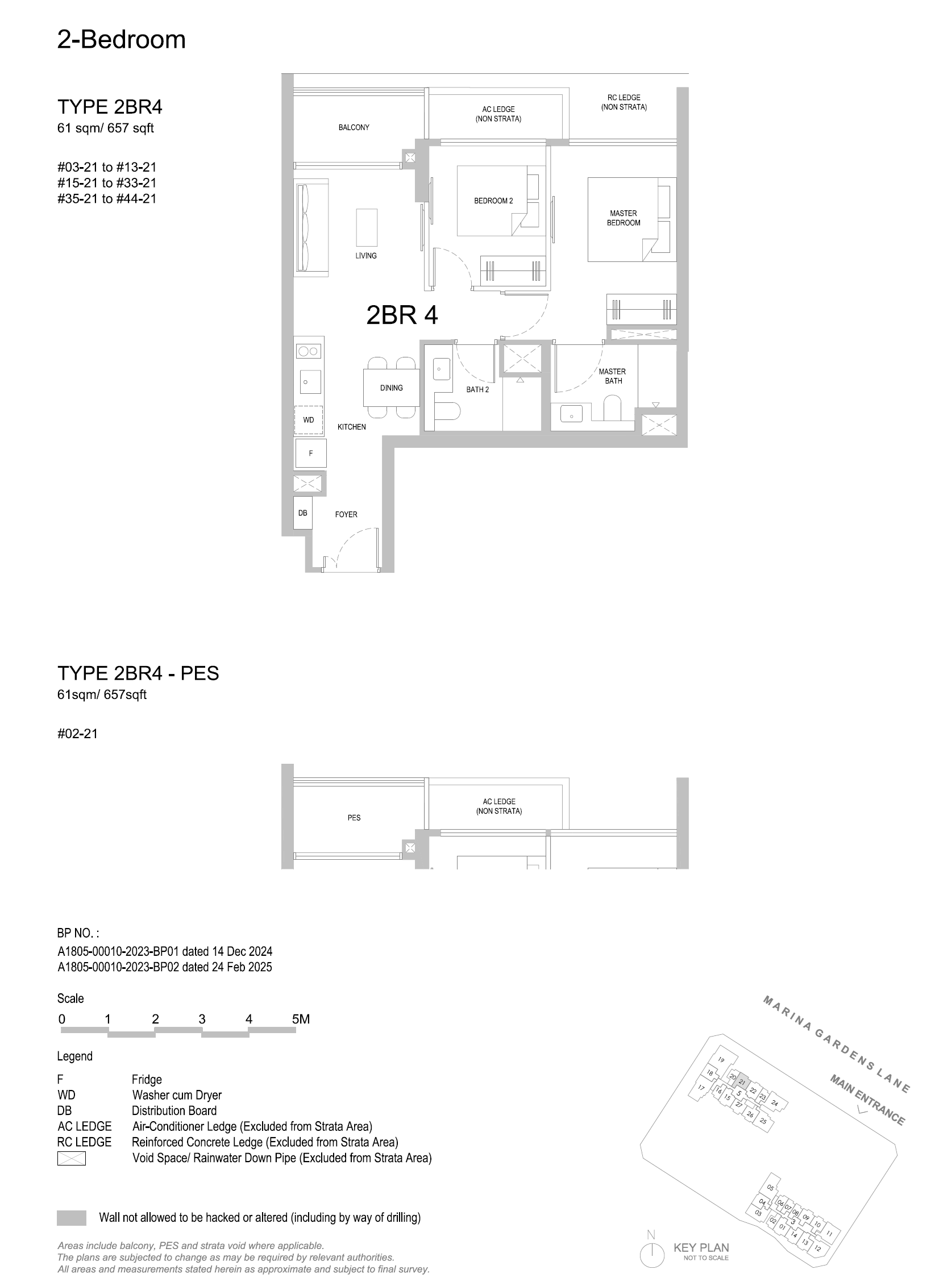 2BR4 floor plan
