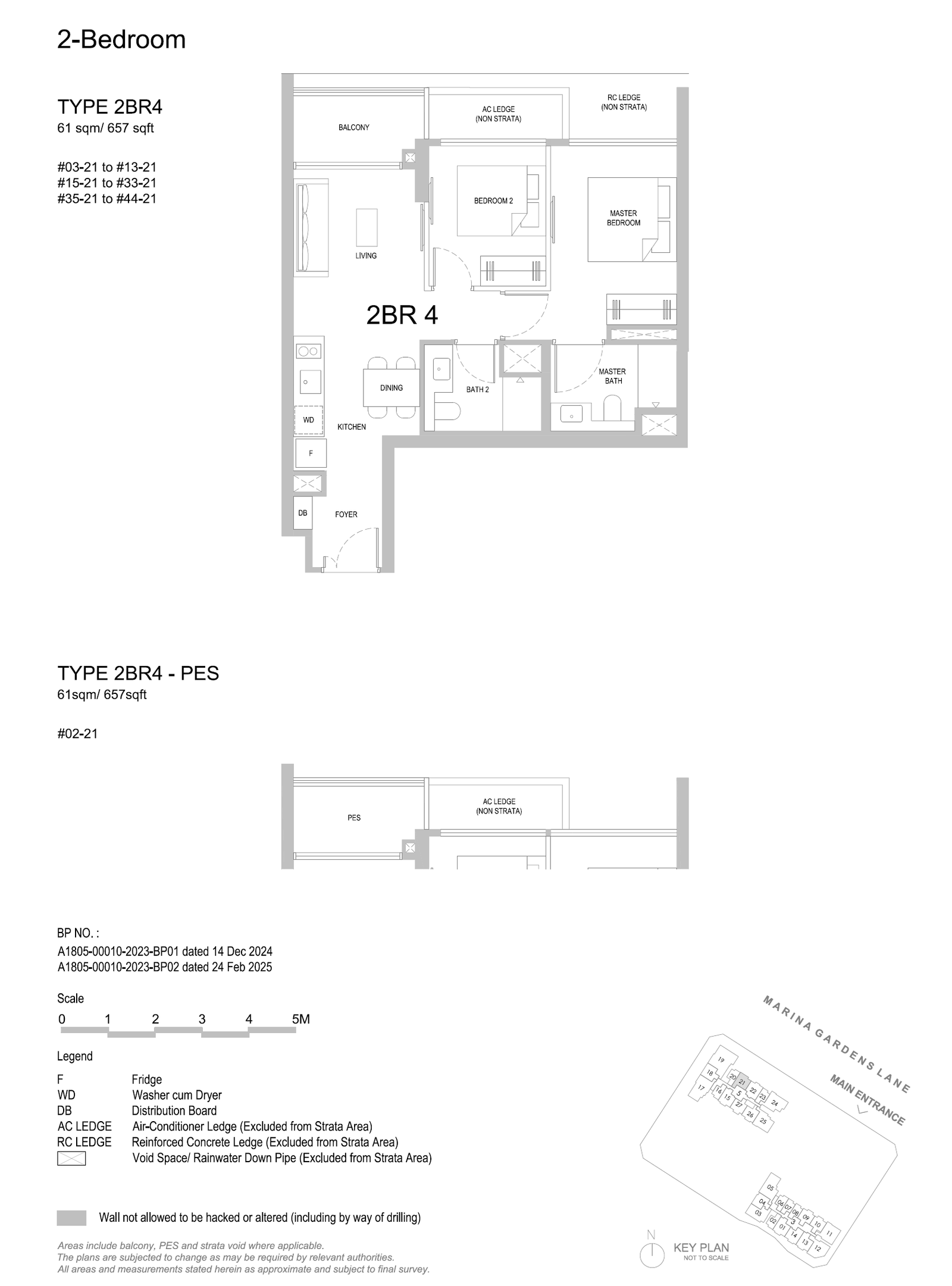 2BR4PES floor plan