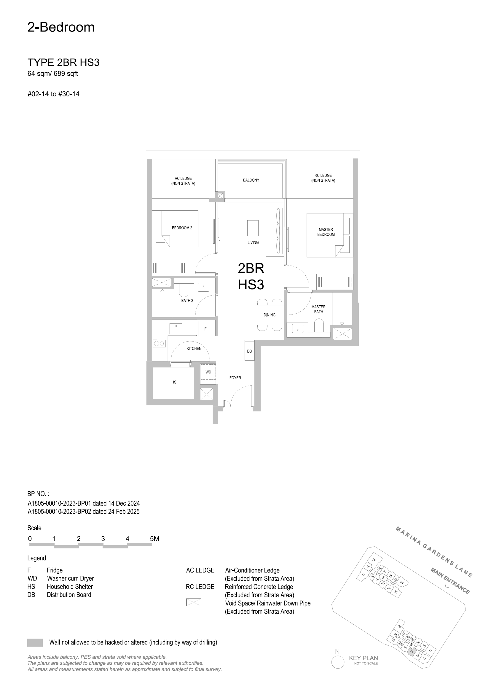2BRHS3 floor plan