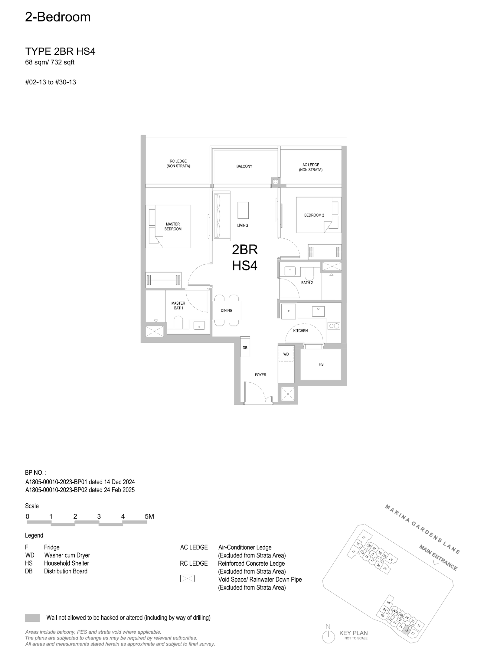 2BRHS4 floor plan
