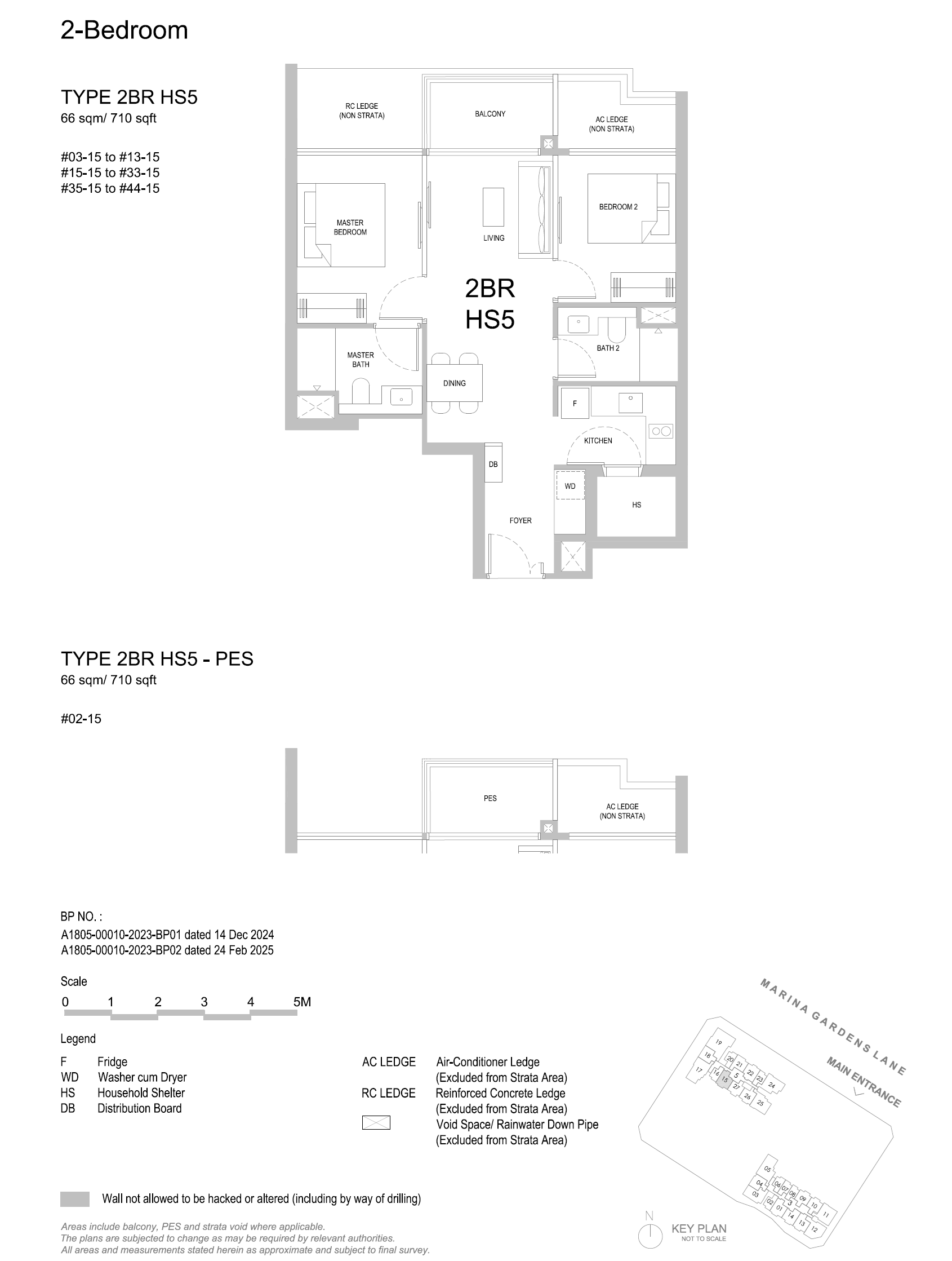 2BRHS5PES floor plan