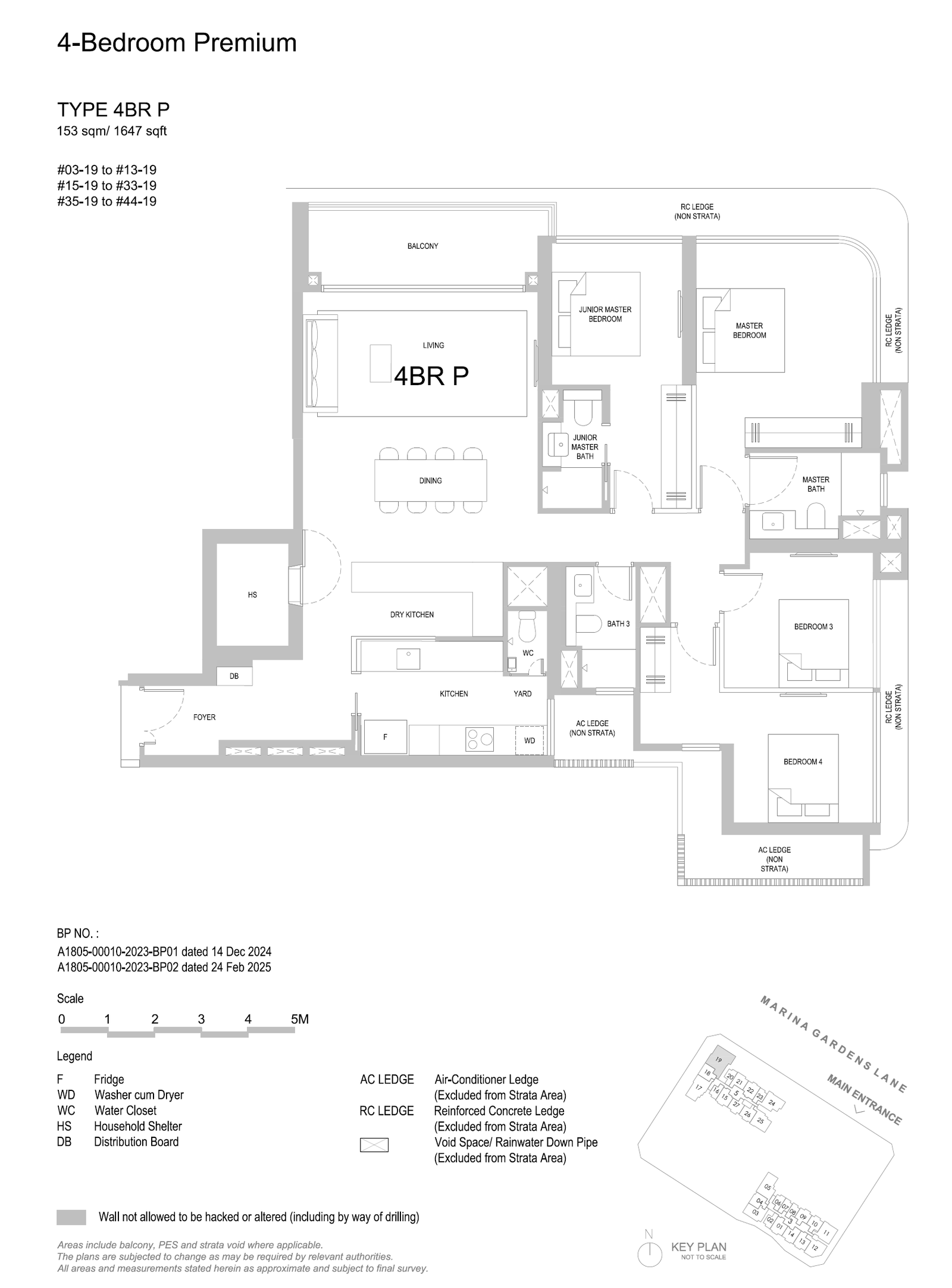 4BRP floor plan