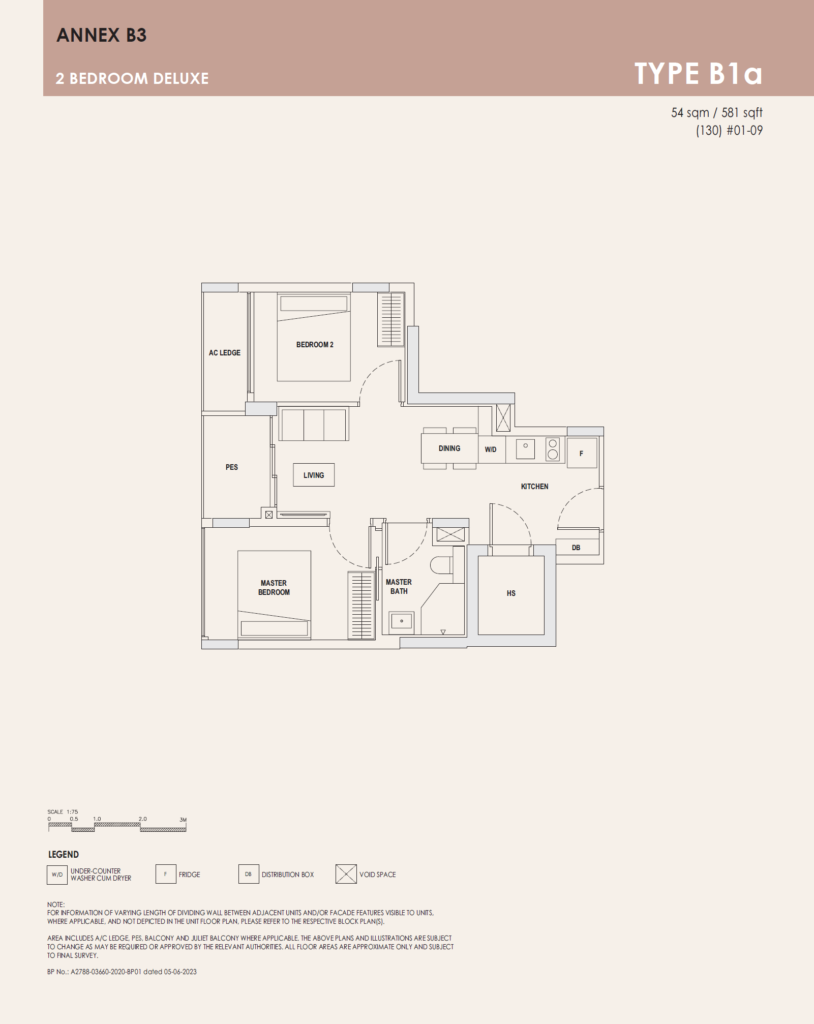 B1a floor plan