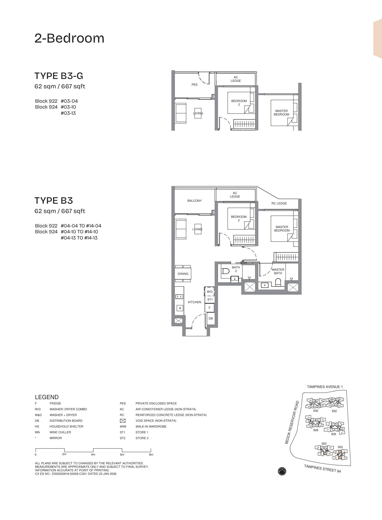 B3G floor plan