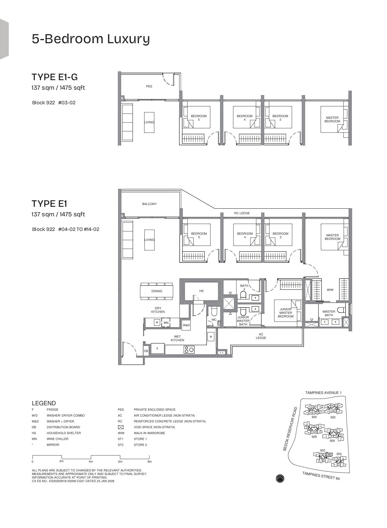 E1G floor plan
