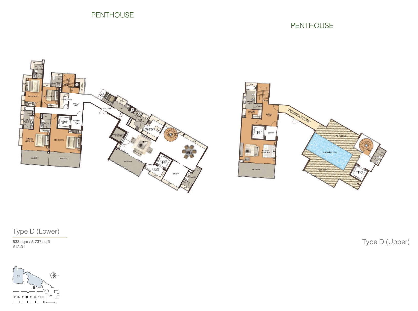 D floor plan