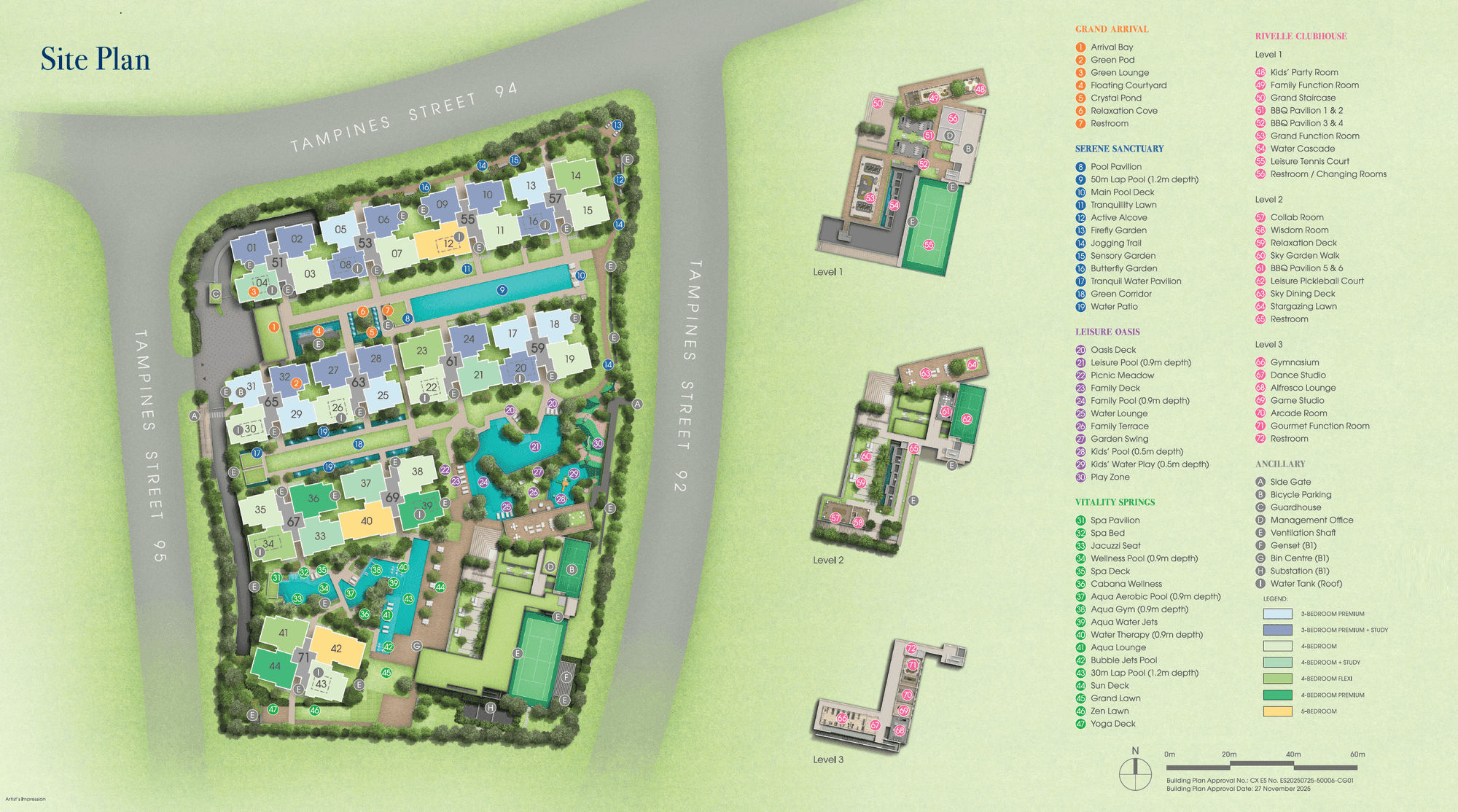 Rivelle Tampines site plan 4