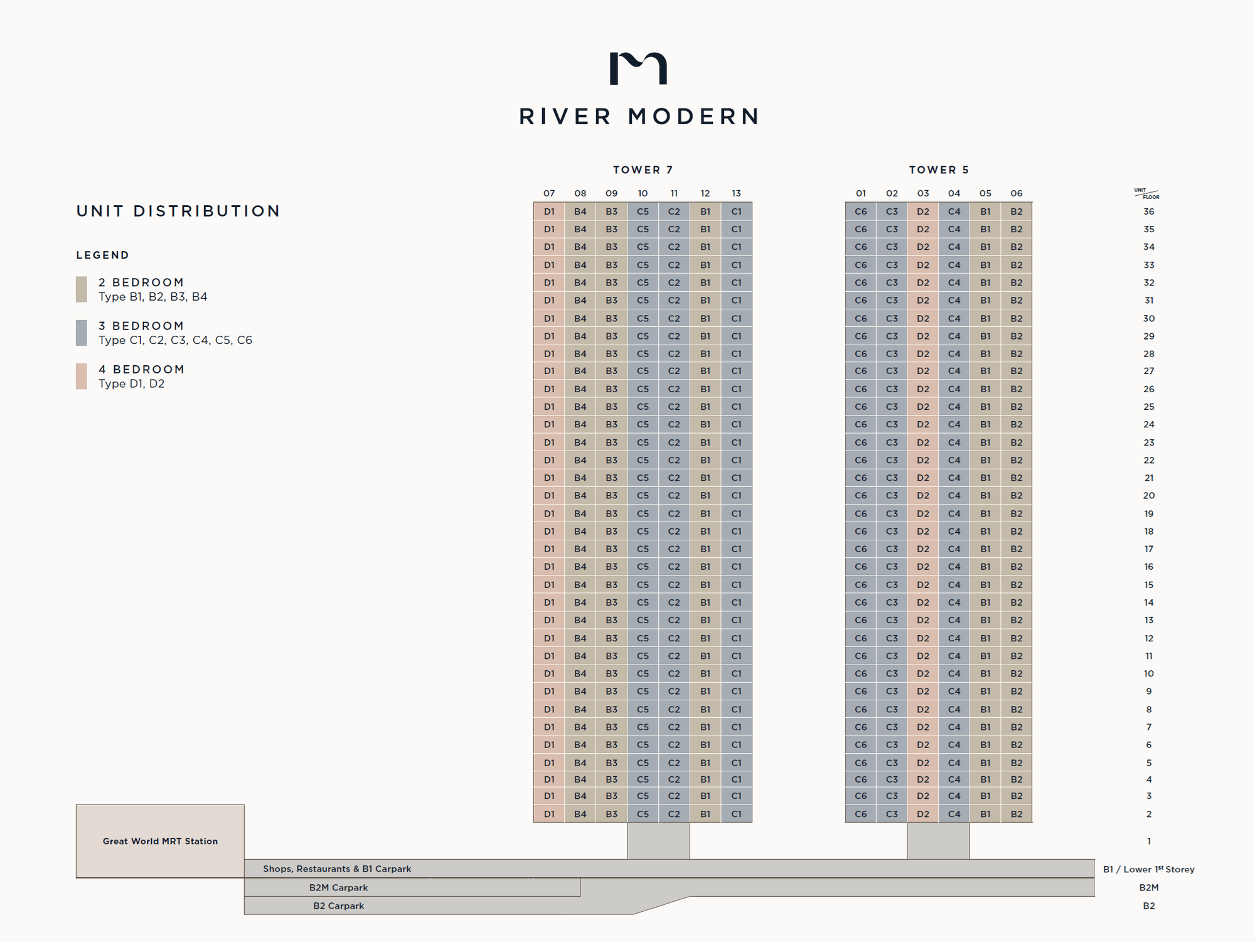 River Modern 瑞河豪苑 site plan 2