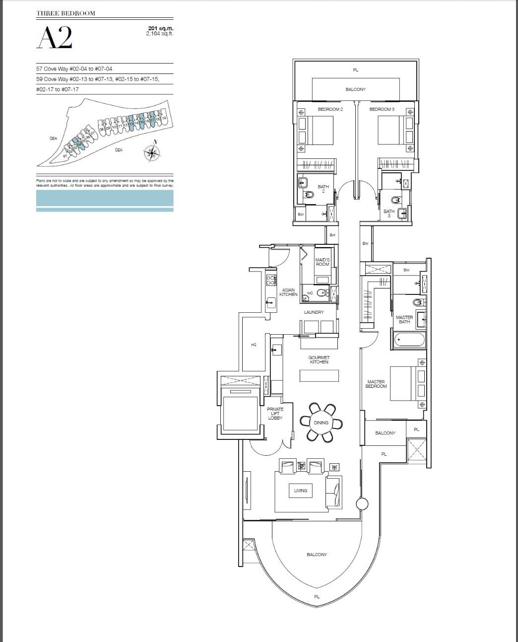 A2 floor plan