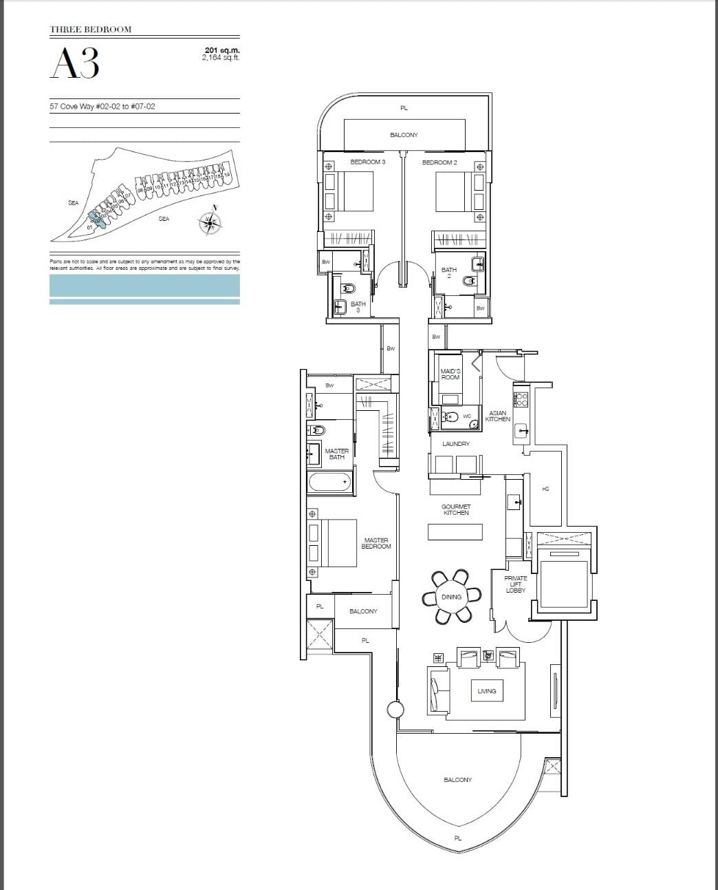 A3 floor plan