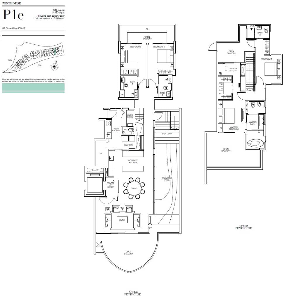 P1e floor plan