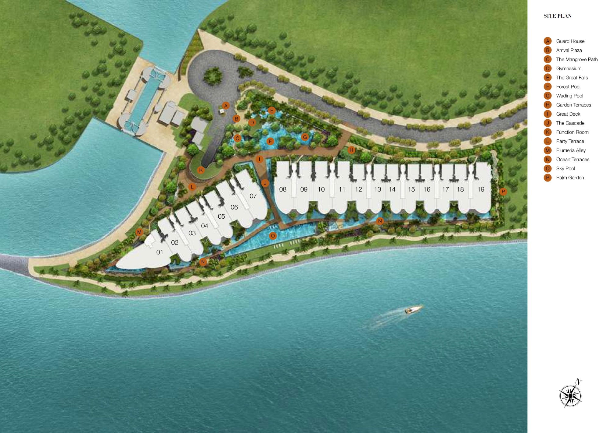 Seascape 涛源湾 site plan 2