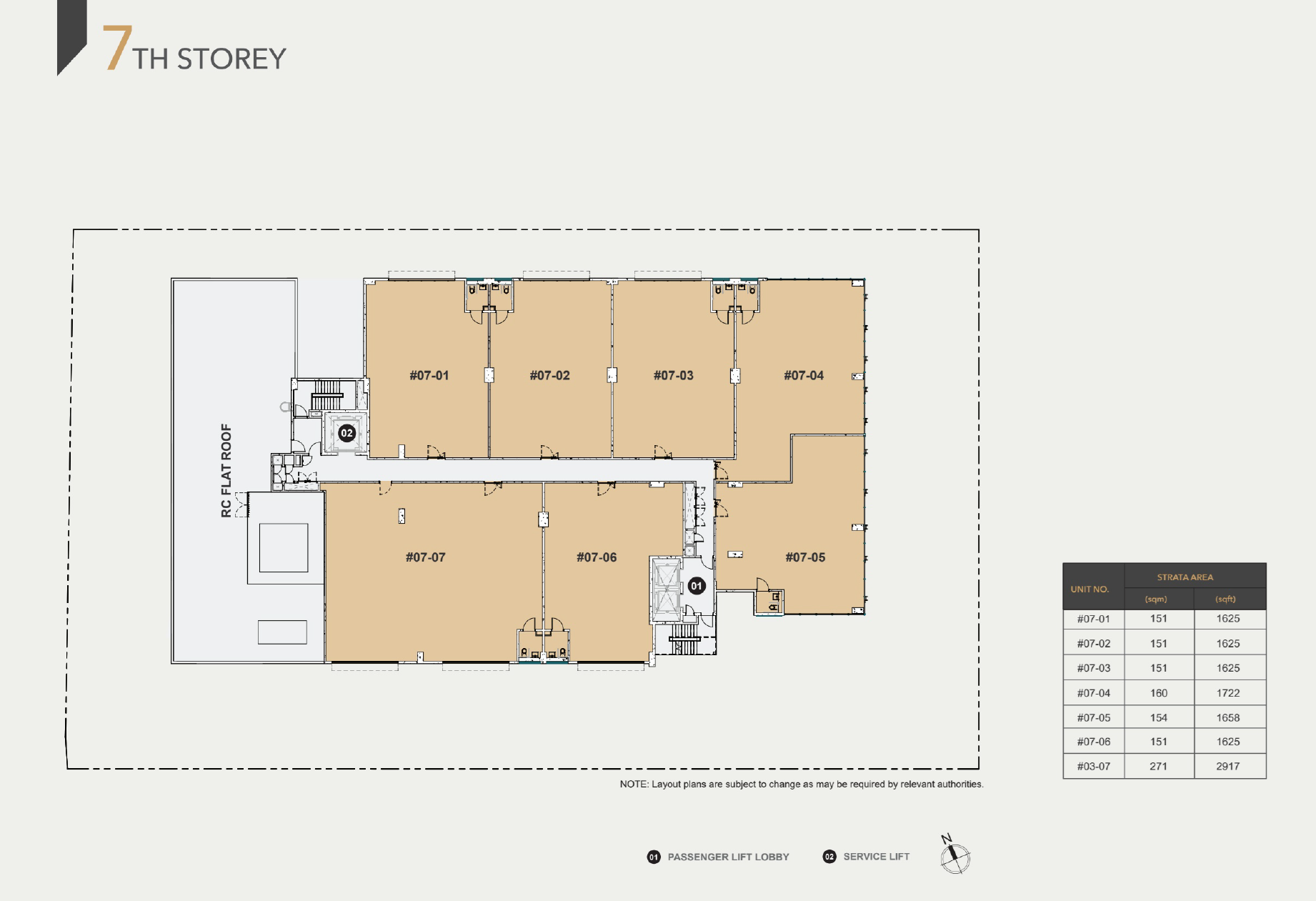 7thStorey floor plan