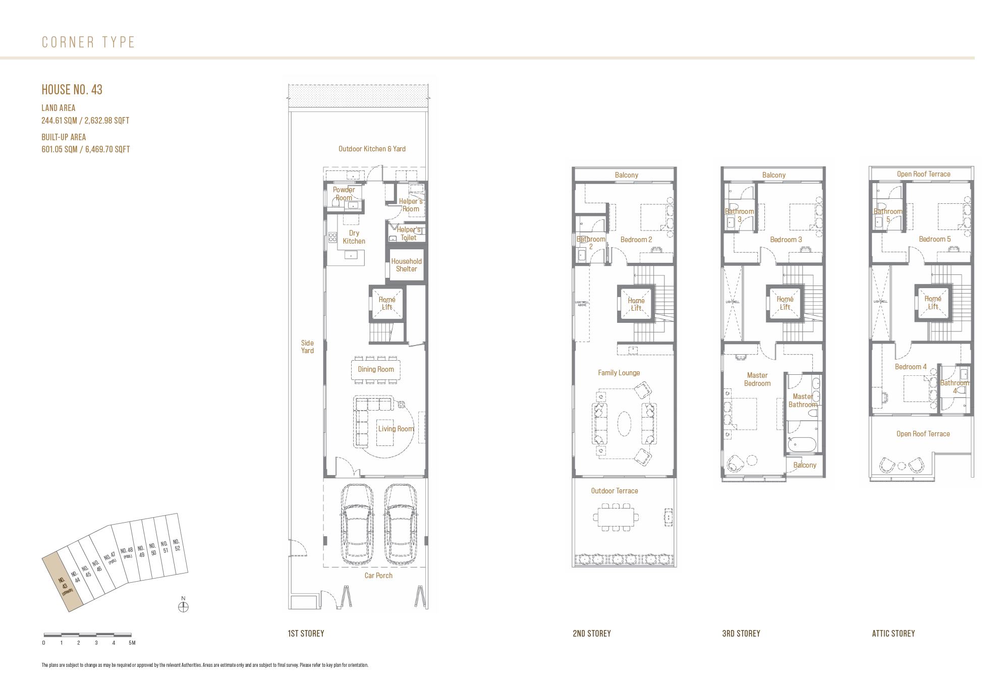 corner-type floor plan