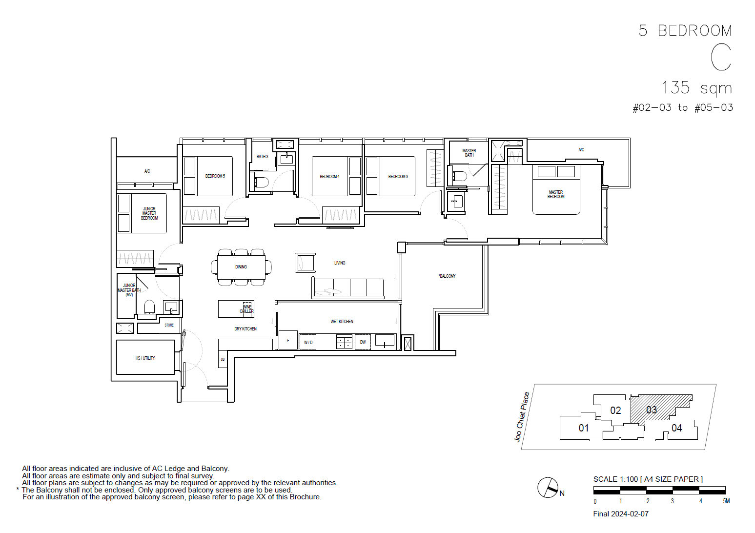 C floor plan