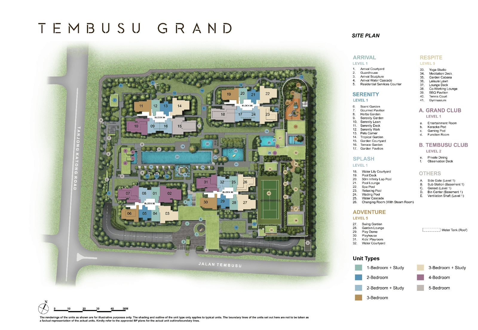 Tembusu Grand 莉丰嘉园 site plan 2