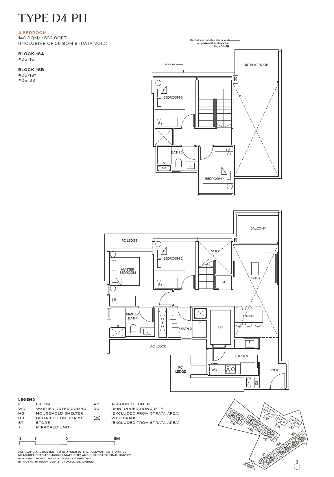 D4-PH floor plan
