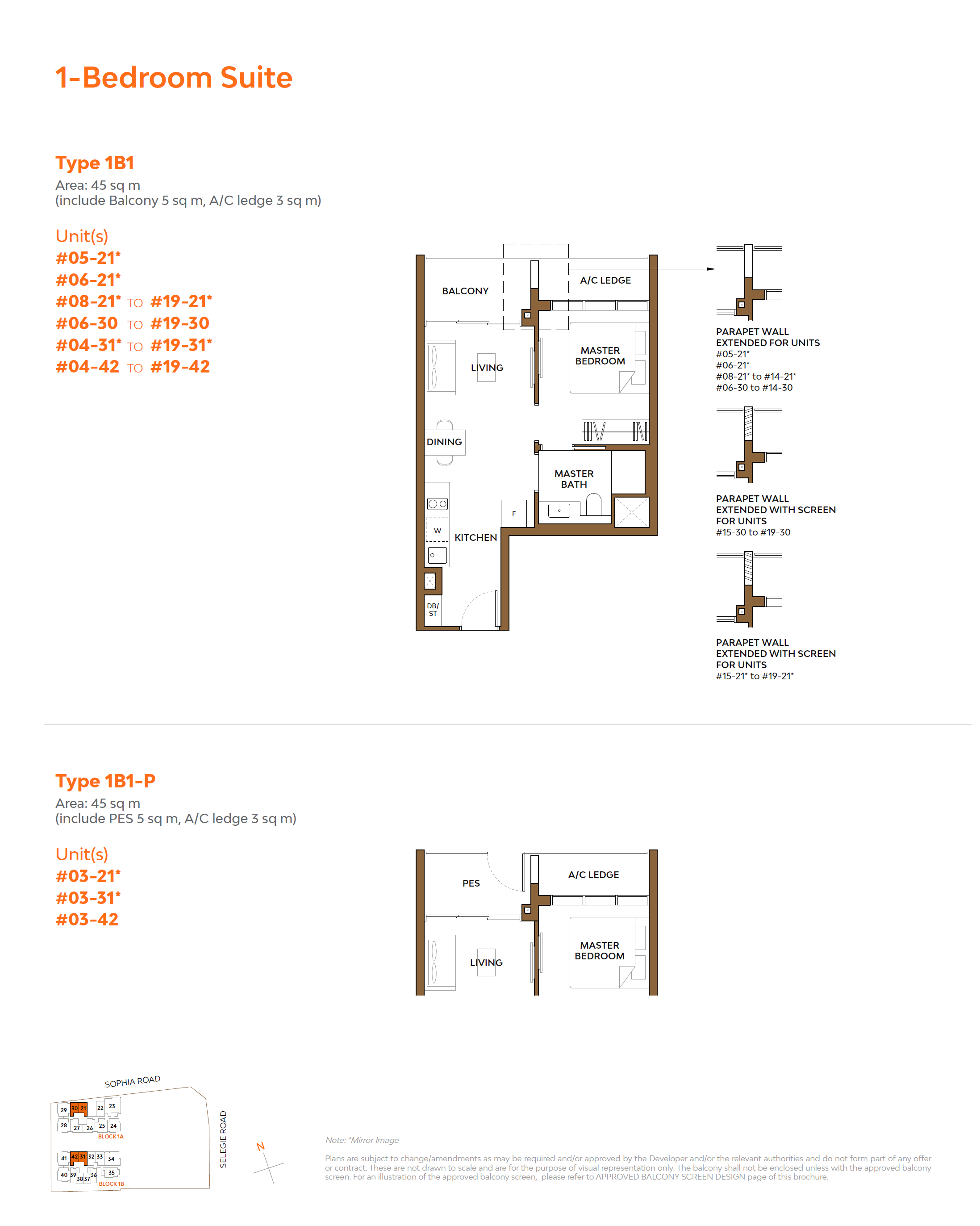1B1 floor plan