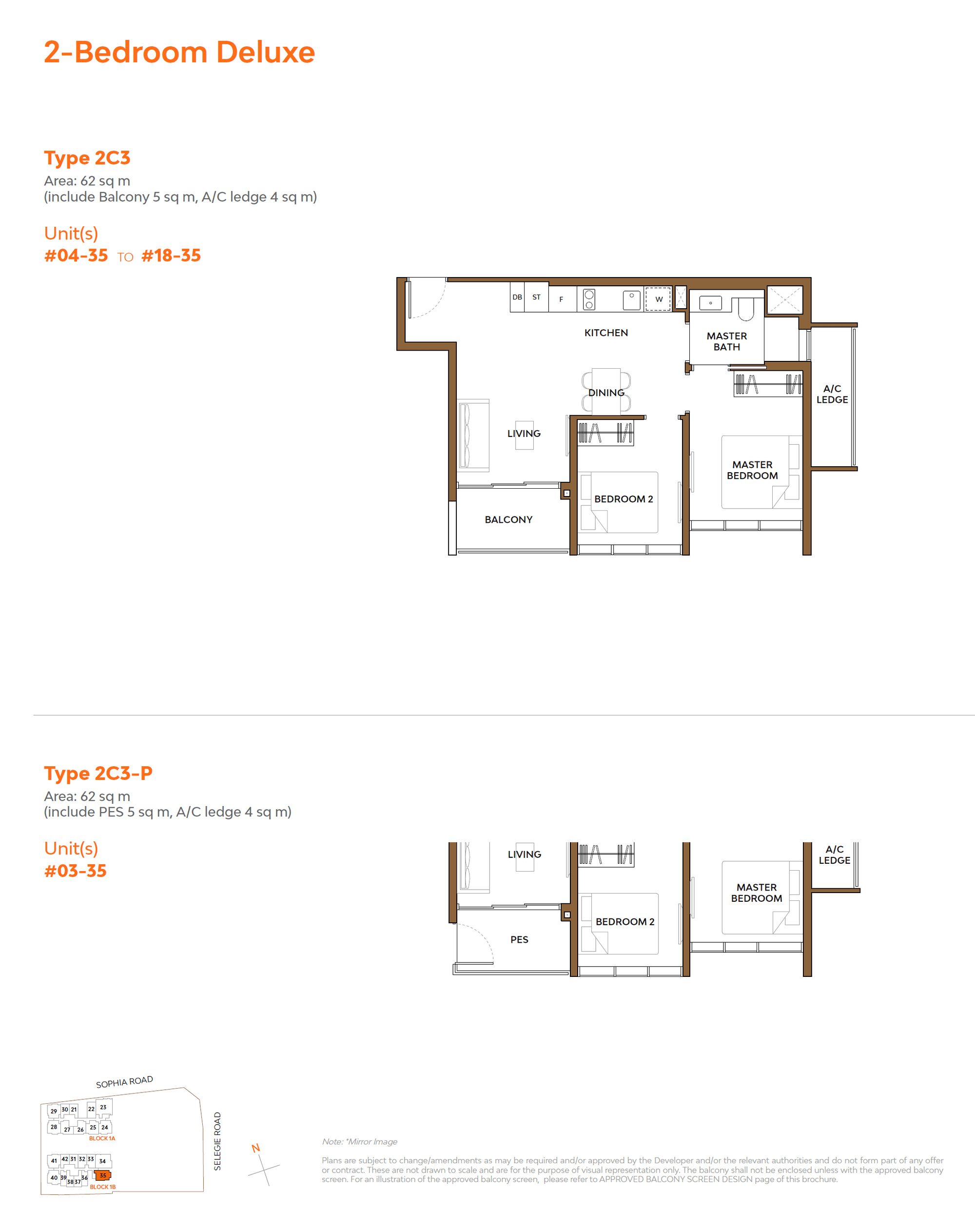 2C3 floor plan