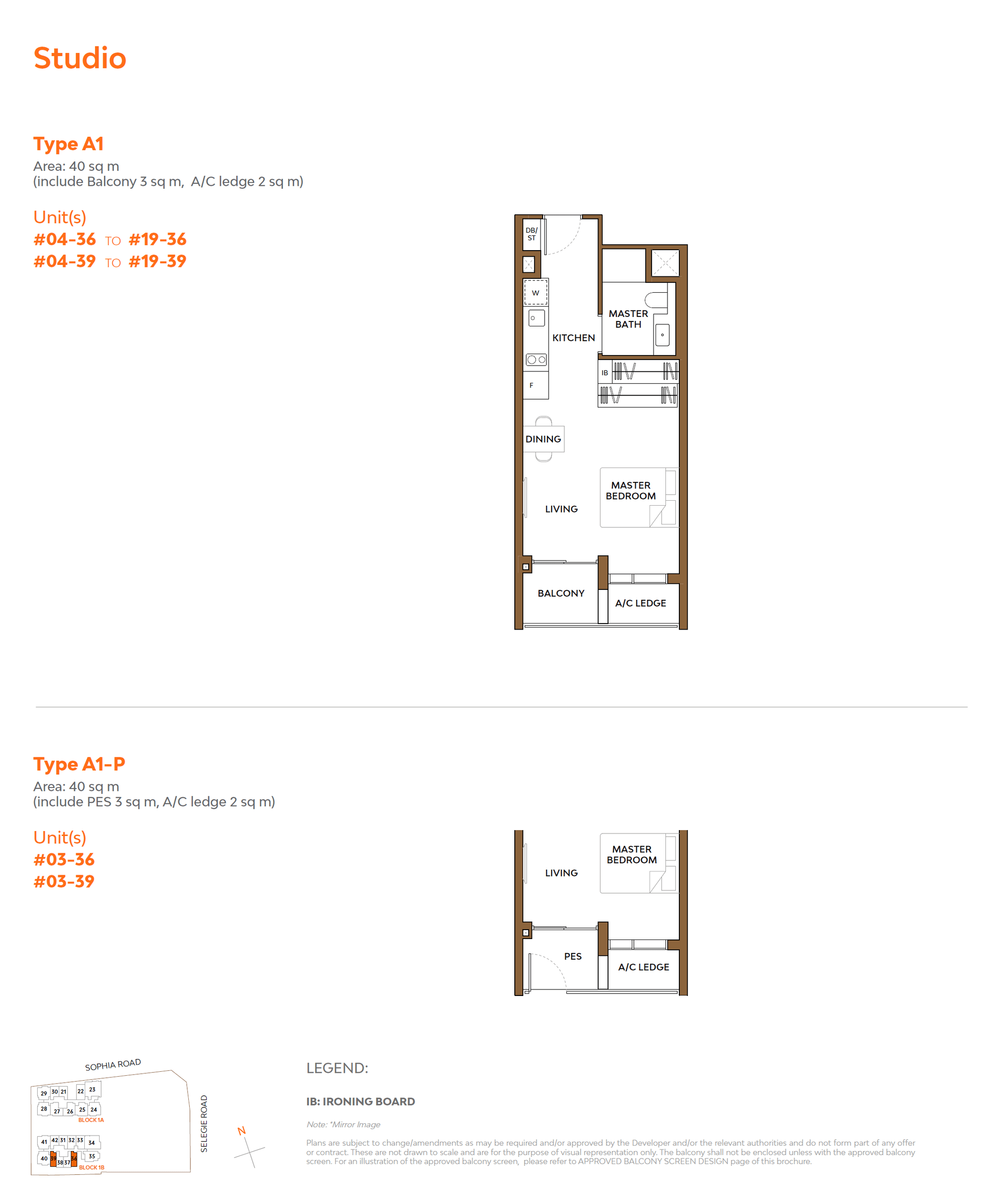 A1 floor plan