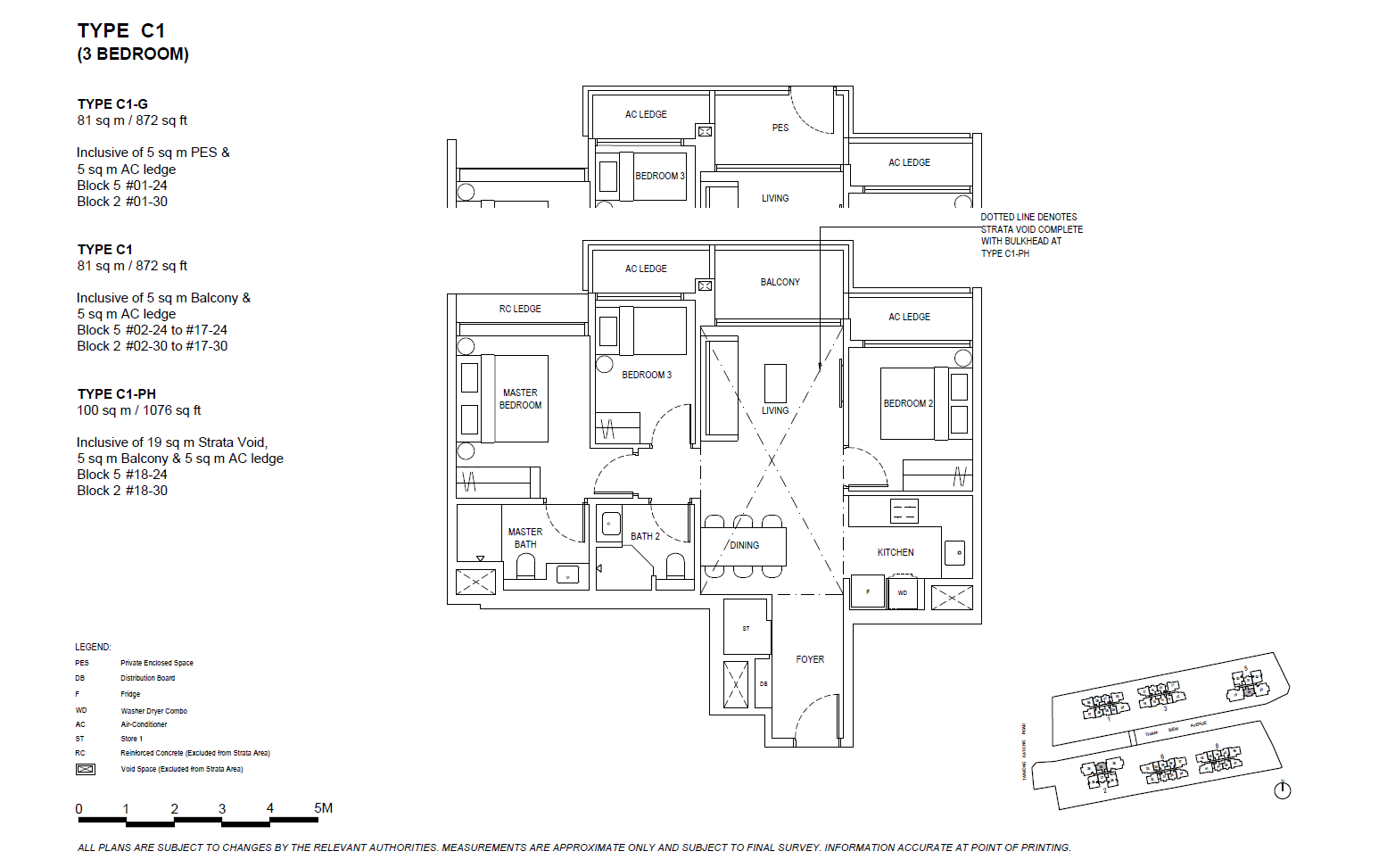 C1-PH floor plan
