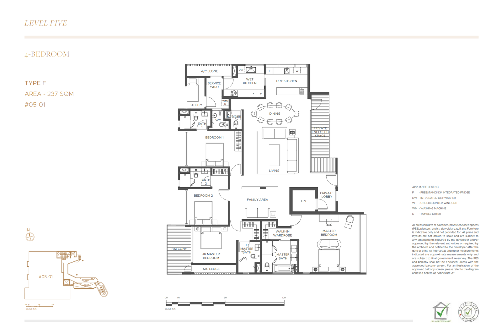 F floor plan