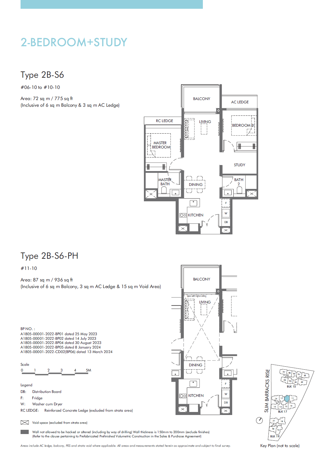 2B-S6-PH floor plan