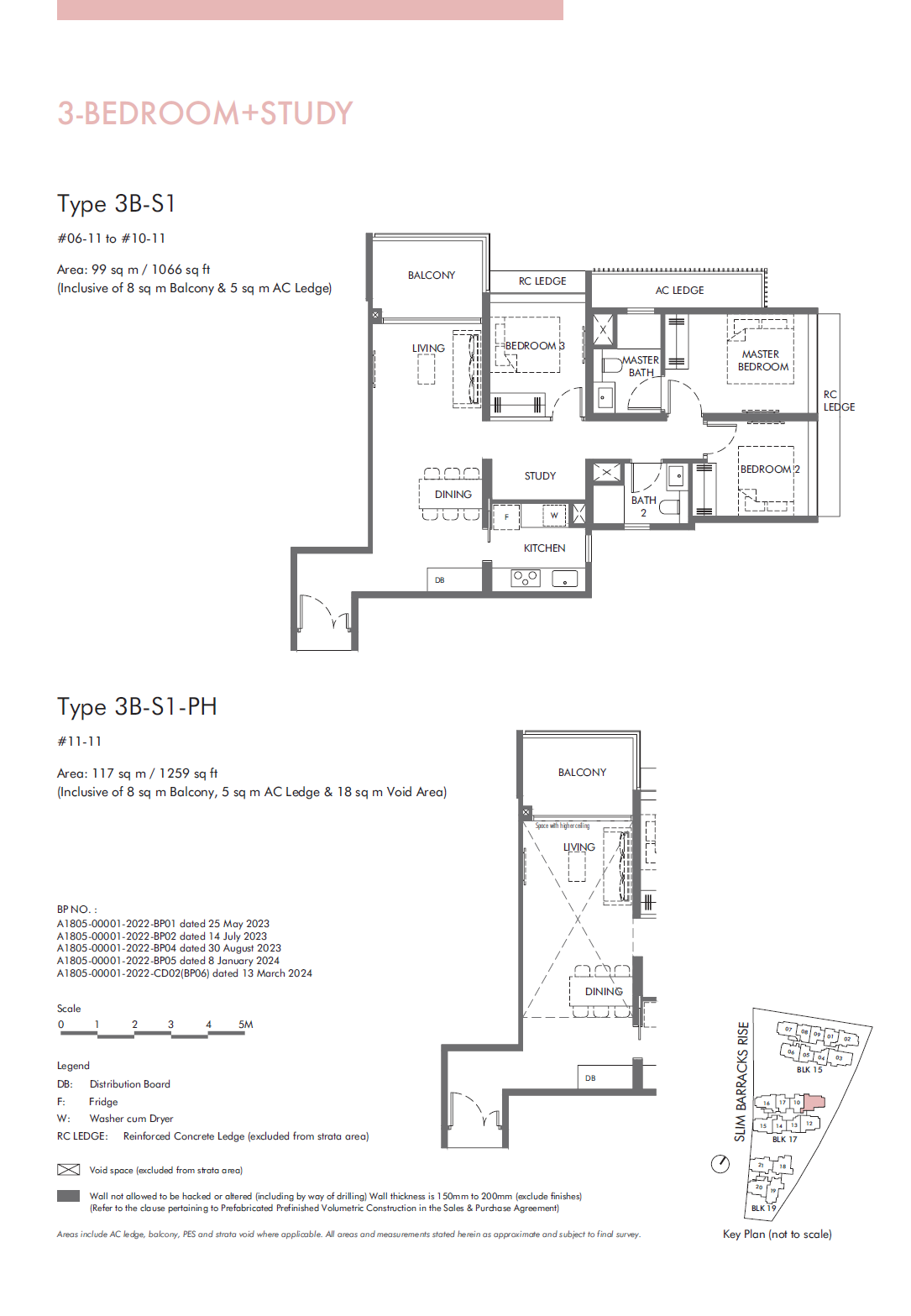 3B-S1-PH floor plan