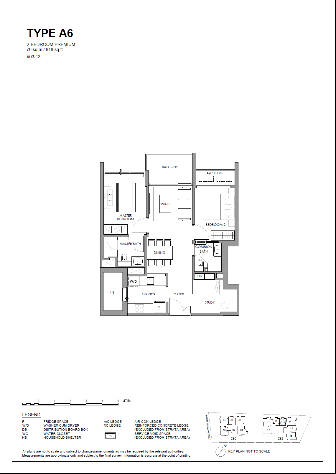 A6 floor plan
