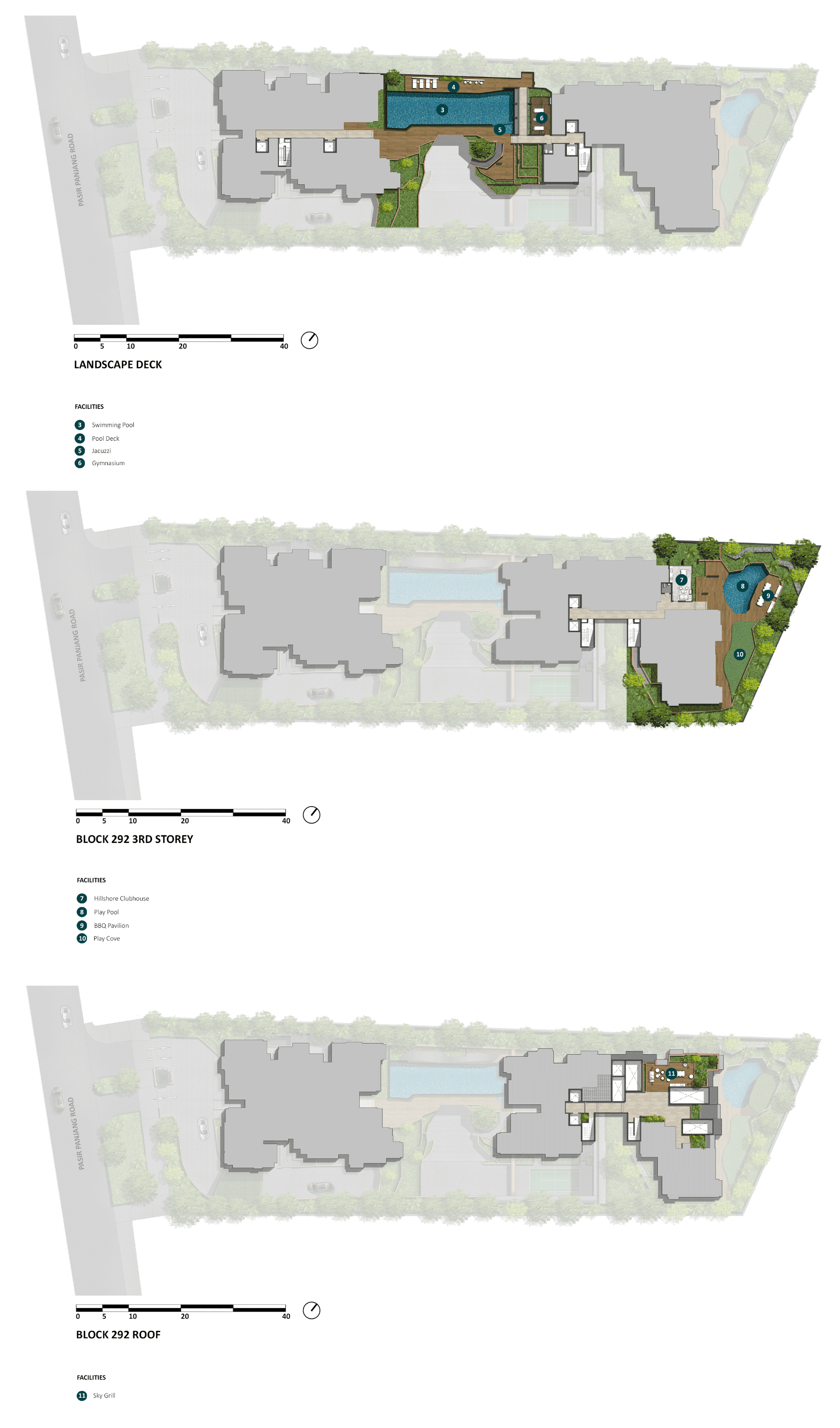 The Hillshore 锦绣山庄 (Jǐnxiù Shānzhuāng) site plan 5