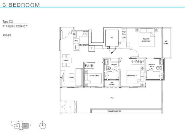 CG floor plan
