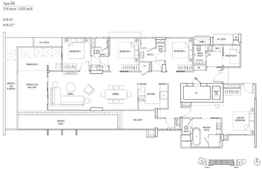 SA floor plan